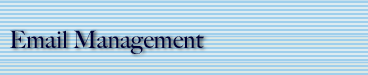 Email Management FAQ