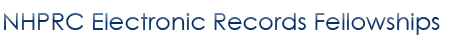 NHPRC Electronic Records Fellowships